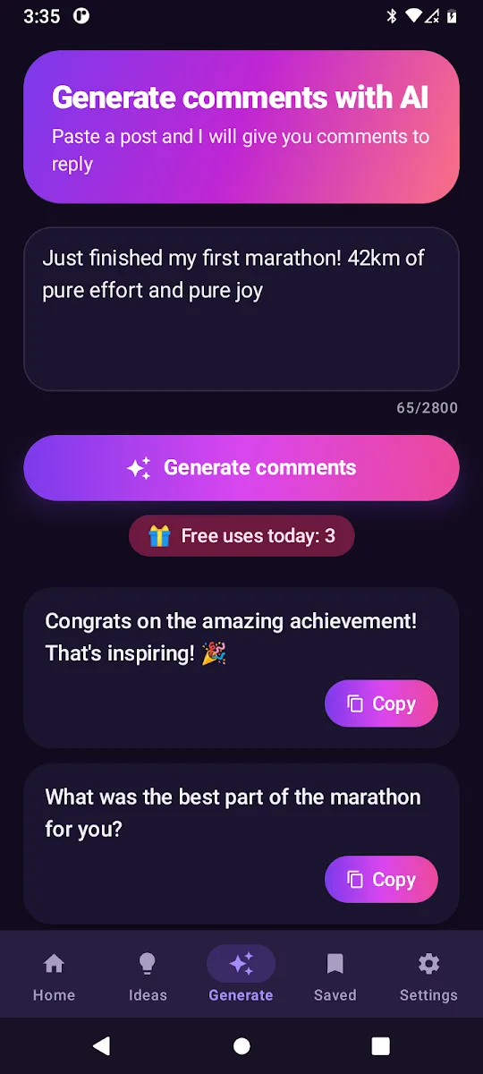 Auto Comment — 1