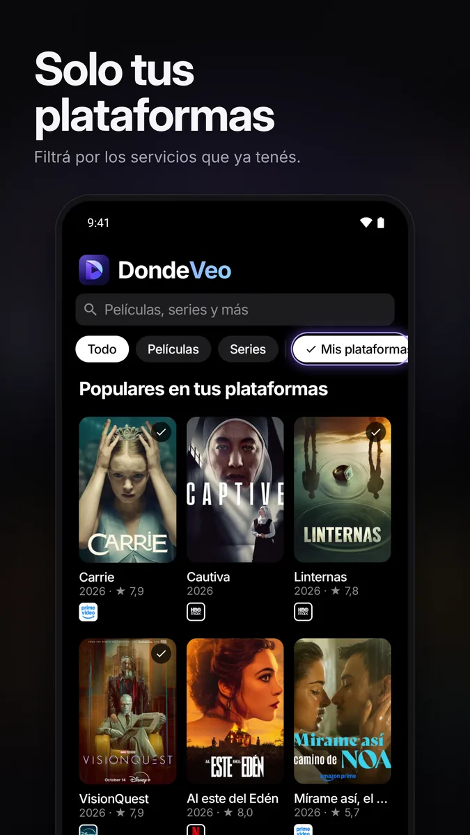Dónde Veo — Capturas 5