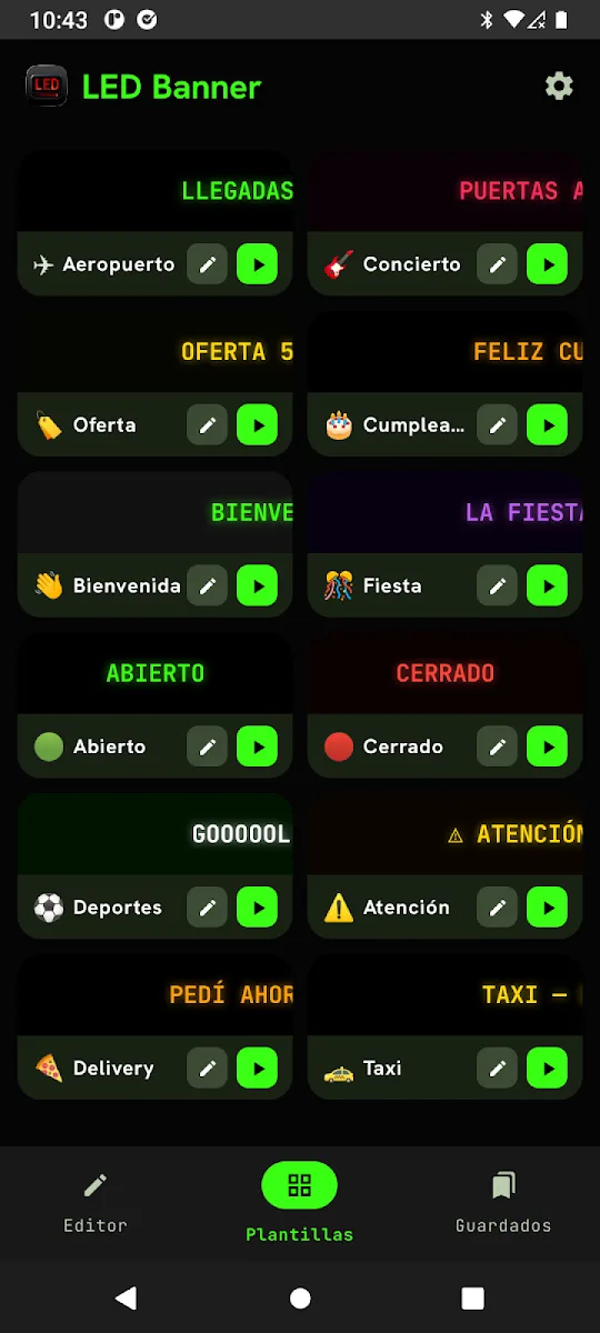Cartel LED — Capturas 4